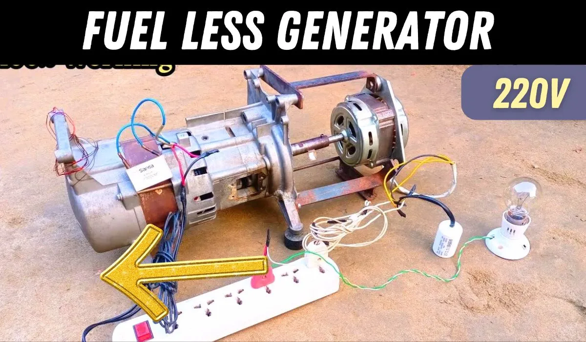 Fuel-Less Generator: How To Make Self Running Generator |